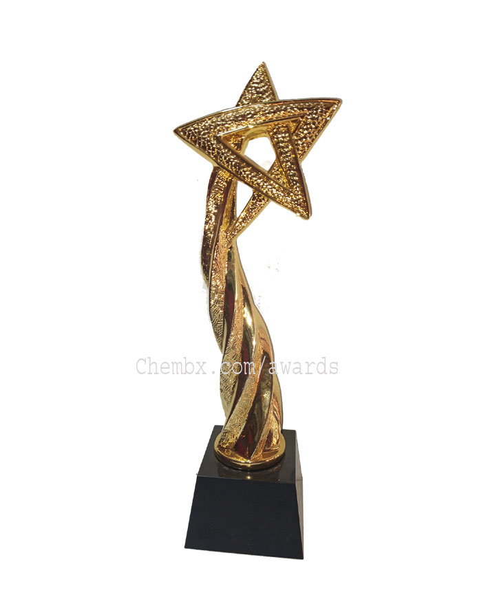 Black-base gold color plaque with engraved details